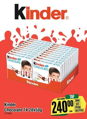 Tamda Foods Kinder Chocolate T4 20x50g nabídka