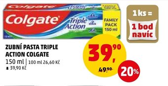 Penny Market ZUBNÍ PASTA TRIPLE ACTION COLGATE nabídka