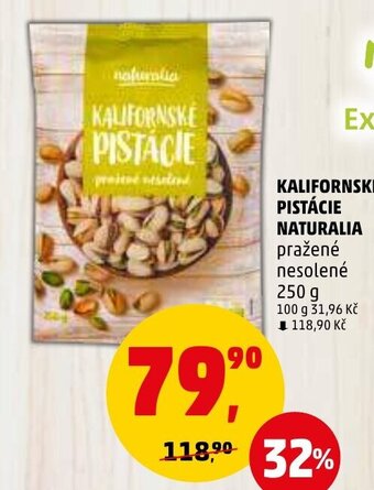 Penny Market KALIFORNSKÉ PISTÁCIE NATURALIA nabídka