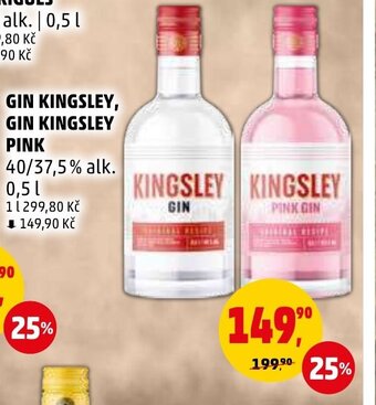 Penny Market GIN KINGSLEY, GIN KINGSLEY PINK nabídka