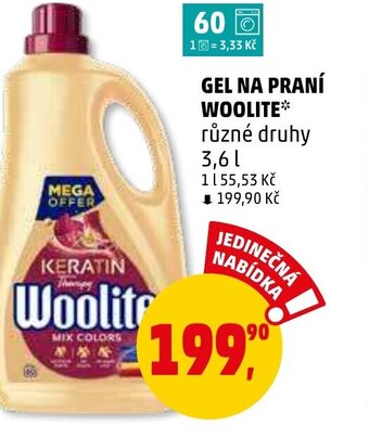 Penny Market GEL NA PRANÍ WOOLITE nabídka