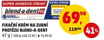 FIXAČNÍ KRÉM NA ZUBNÍ PROTÉZU BLEND-A-DENT