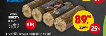 Penny Market TOPNÉ BRIKETY 8 KG nabídka