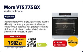 Datart Mora VTS 775 BX Vestavná trouba nabídka