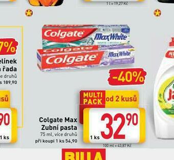 Billa Colgate zubní pasta nabídka