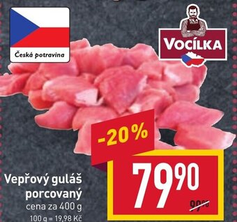 Billa Vepřový guláš porcovaný nabídka