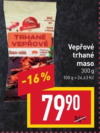 Billa Vepřové trhané maso nabídka