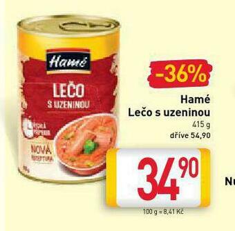 Billa Hamé lečo s uzeninou nabídka