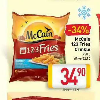 Billa Mccain hranolky nabídka