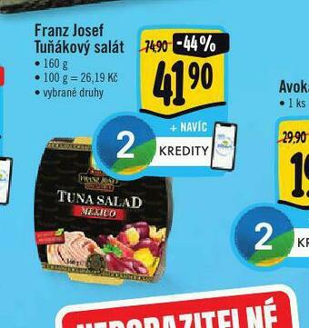 Albert Franz josef tuňákový salát nabídka