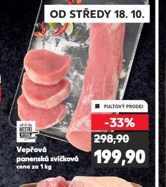 Kaufland Vepřová panenská svíčková nabídka