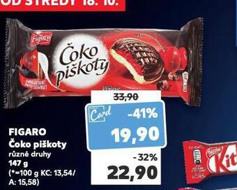 Kaufland Figaro čoko piškoty nabídka
