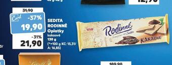 Kaufland Sedita rodinné oplatky nabídka
