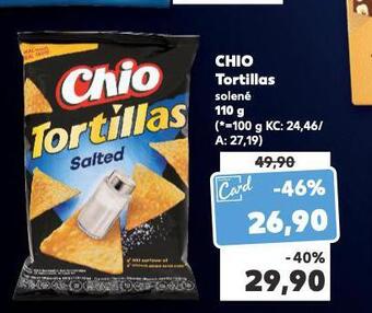 Kaufland Chio tortillas nabídka
