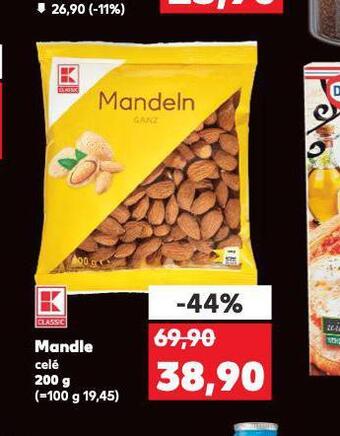 Kaufland Mandle celé nabídka