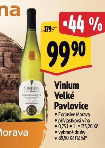 Albert Vinium velké pavlovice nabídka