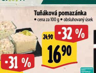 Albert Tuňáková pomazánka nabídka