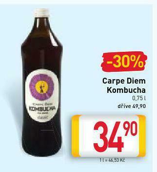 Billa Carpe diem kombucha nabídka
