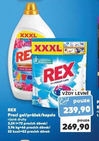 Kaufland Rex prací prostředek nabídka