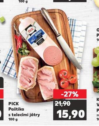 Kaufland Paštika s telecími játry nabídka
