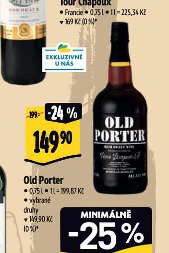 Albert Old porter nabídka