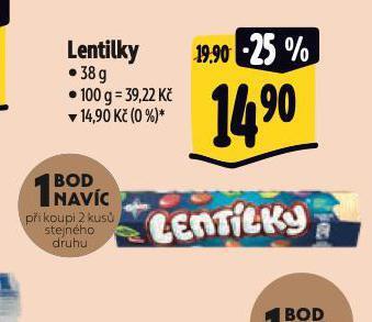 Albert Lentilky nabídka