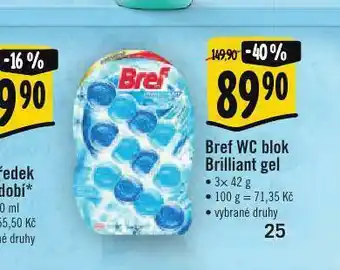 Albert Bref wc blok brillant gel nabídka