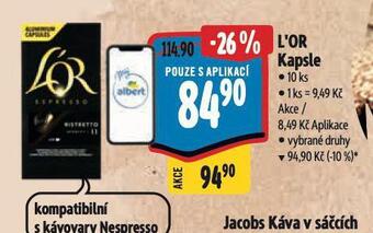 Albert Kávové kapsle l'or nabídka