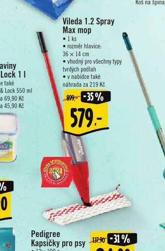 Albert Vileda 1.2 spray max mop nabídka