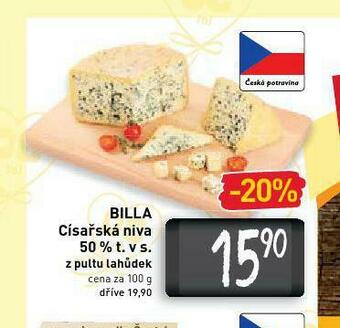 Billa Císařská niva nabídka