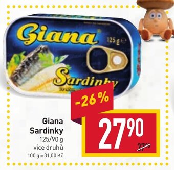 Billa Giana Sardinky nabídka