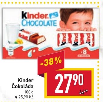 Billa Kinder Čokoláda nabídka