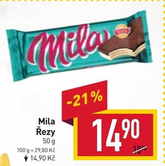 Billa Mila Řezy nabídka