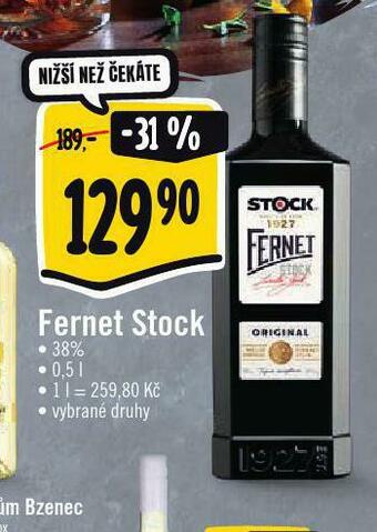 Albert Fernet stock nabídka