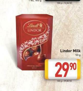 Billa Lindor nabídka