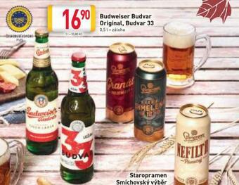 Billa Pivo budweiser budvar nabídka