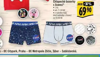 Chlapecké boxerky s licencí
