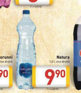 Billa Natura nabídka