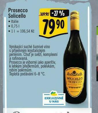 Albert Prosecco solicello nabídka