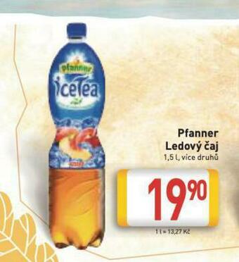 Billa Pfanner ledový čaj nabídka