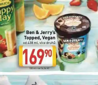 Billa Ben &amp; jerry&#039;s zmrzlina nabídka
