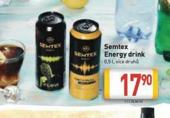 Billa Semtex energetický nápoj nabídka