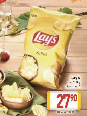 Billa Lay&#039;s chipsy nabídka