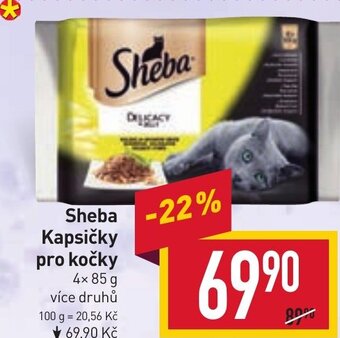 Billa Sheba Kapsičky pro kočky nabídka