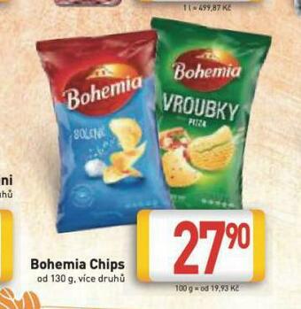 Billa Bohemia chips nabídka