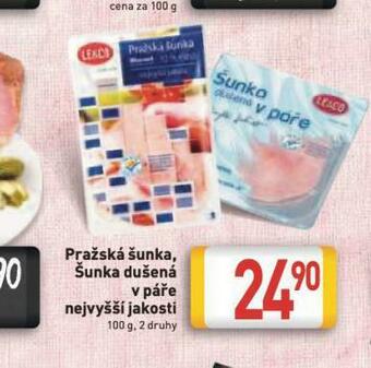 Billa Pražská šunka nabídka
