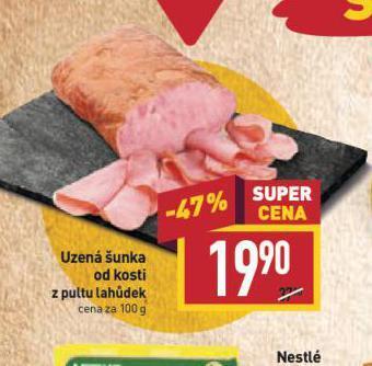 Billa Uzená šunka od kosti nabídka