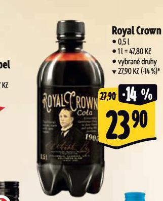 Albert Royal crown cola nabídka