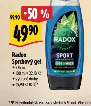 Albert Radox sprchový gel nabídka