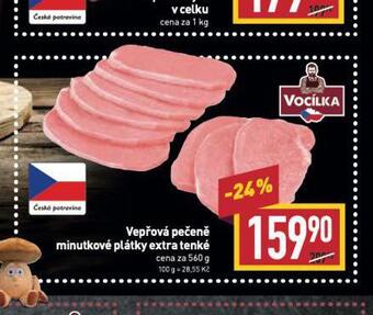 Billa Vepřová pečeně nabídka